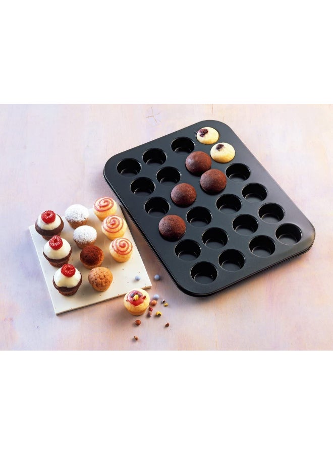 Kaiser Mini-Muffin Mould Black 38x27cm  - Image 4