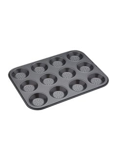 MASTERCLASS 12-Cavity Crusty Baking Pan Grey 32x24cm  - Image 1