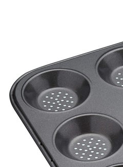 MASTERCLASS 12-Cavity Crusty Baking Pan Grey 32x24cm  - Image 2