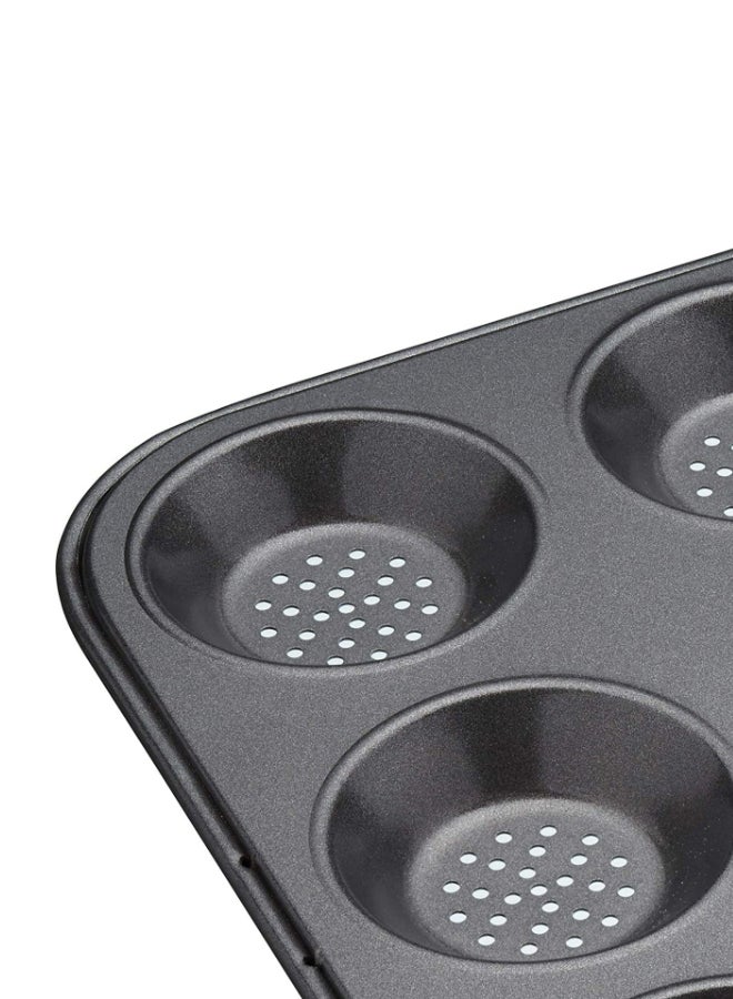 ماستر كلاس صينية خبز الحلويات المقرمشة مكونة من 12 فتحة رمادي 32x24سم - Image 2