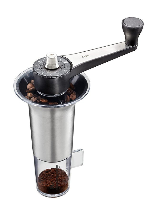 غيفو مطحنة قهوة أسود/ فضي/ شفاف 14.5x10x22.6سم - Image 2