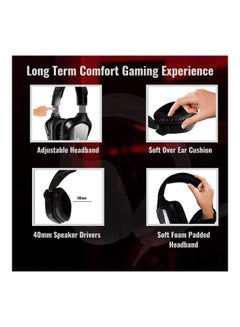 HP HP H220 Over Ear Wired Deep Bass Gaming Headset with LED Lights and Noise Cancelling Mic for Computers and Multiple Gaming Consoles,  - Image 5
