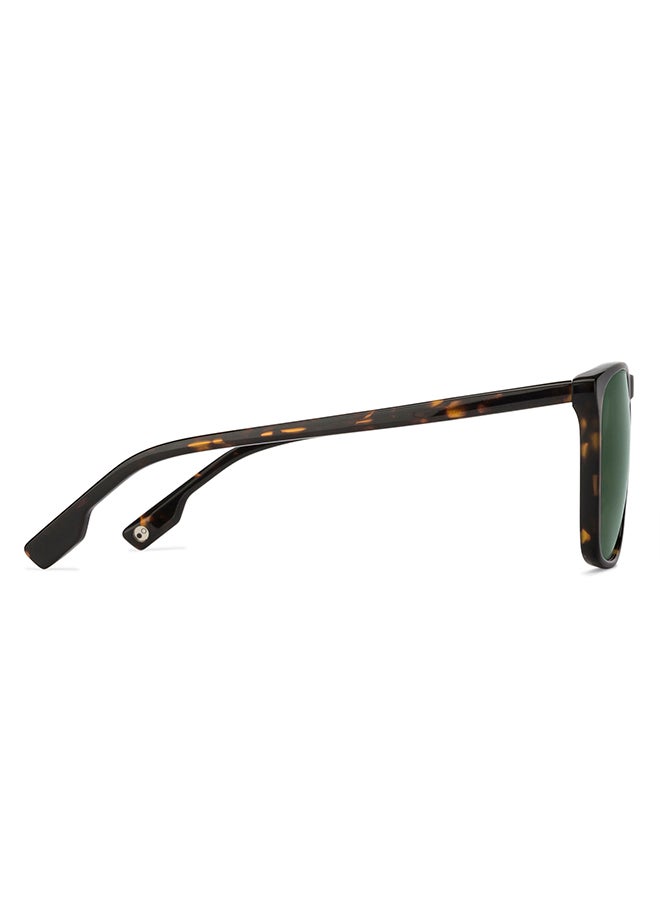 John Jacobs Full Rim Rectangle Sunglasses For Men & Women With UV Protection - 57mm - Tortoise  - Image 5