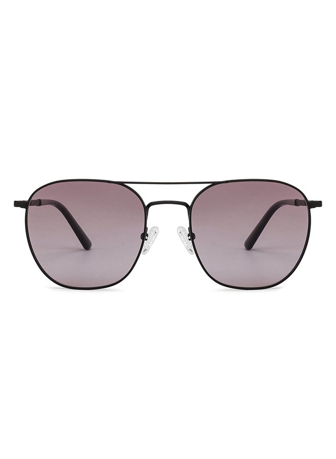 John Jacobs - Full Rim Metal Frame Polarized Square Sunglasses For Men & Women - 55mm - Black - Image 1