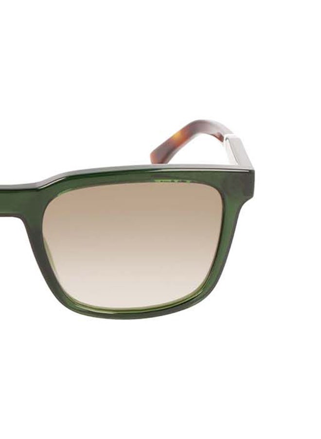 لاكوست نظارة شمسية بإطار كامل مستطيل الشكل بتصميم محقون وحيوي طراز L954S-300-5320 للرجال - Image 5