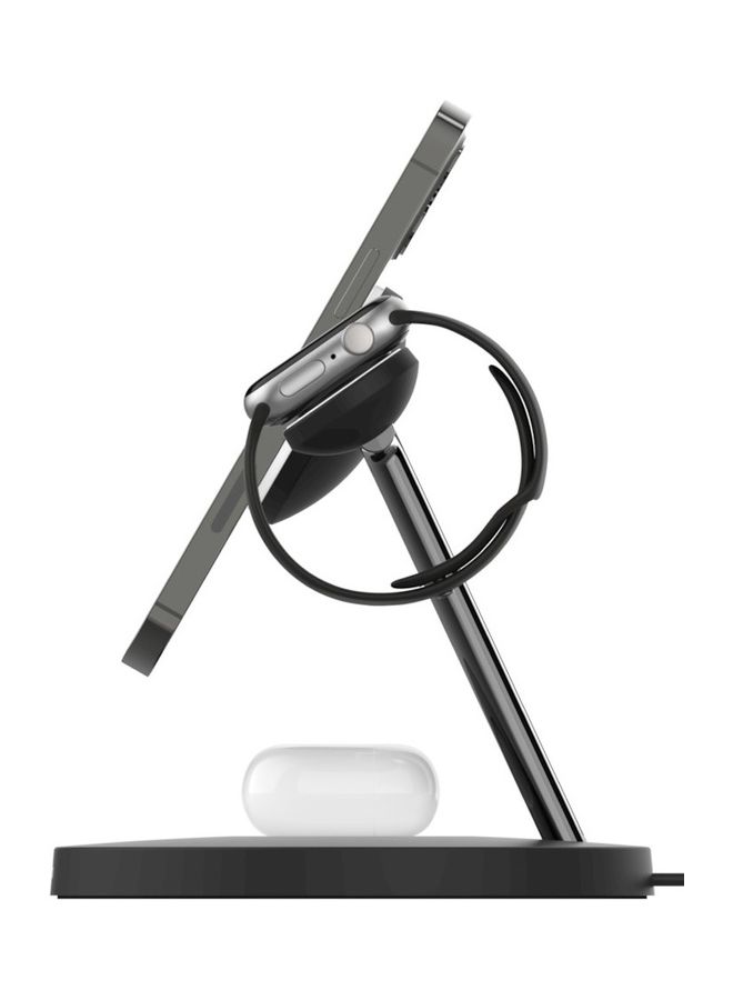 belkin Boost Charge Pro 3-In-1 Wireless Fast Charger With MagSafe Black - Image 5