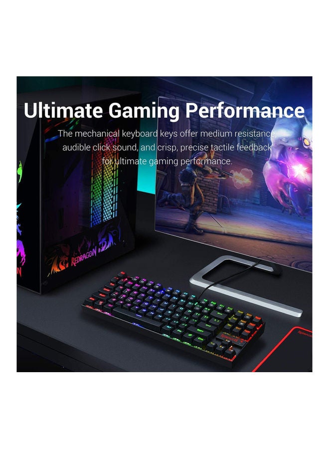 REDRAGON - K552 RGB KUMARA Mechanical Gaming Keyboard - Image 1