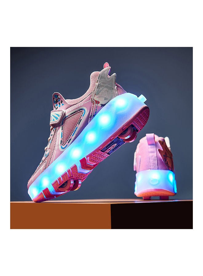 Kidle Rechargeable Roller Skate Shoes With LED Light And Accessories - Image 2