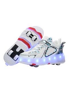 Kidle Rechargeable Roller Skate Shoes With LED Light And Accessories  - Image 1