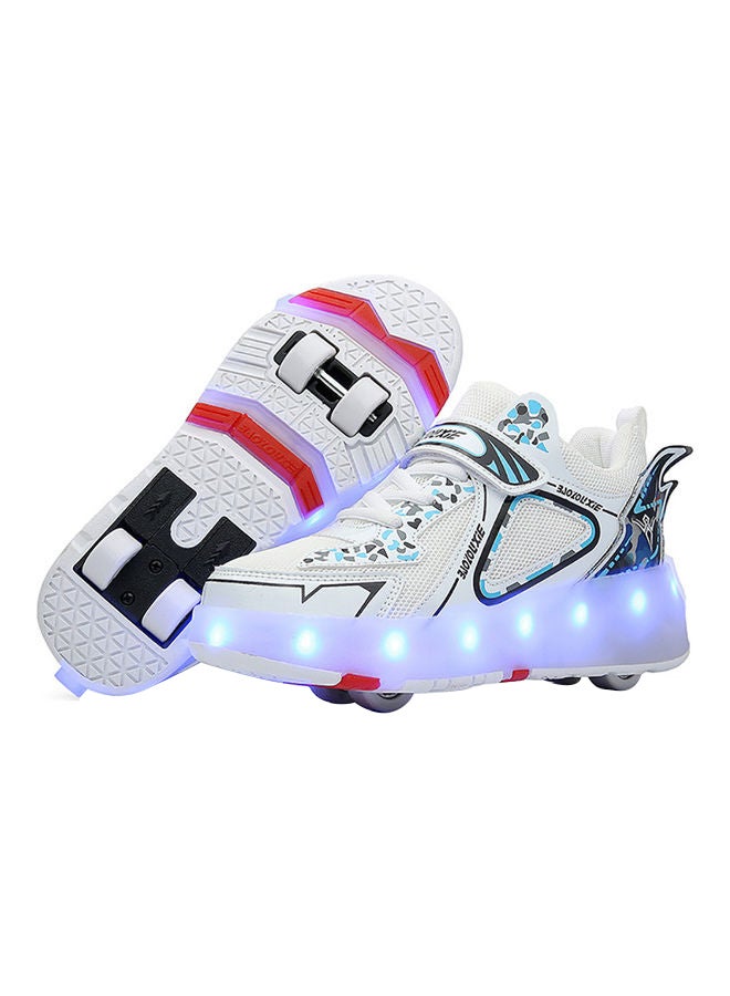 Kidle Rechargeable Roller Skate Shoes With LED Light And Accessories  - Image 1