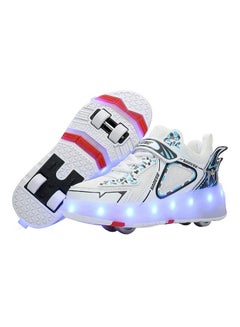 Kidle Rechargeable Roller Skate Shoes With LED Light And Accessories  - Image 1