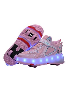 Kidle Rechargeable Roller Skate Shoes With LED Light And Accessories  - Image 1