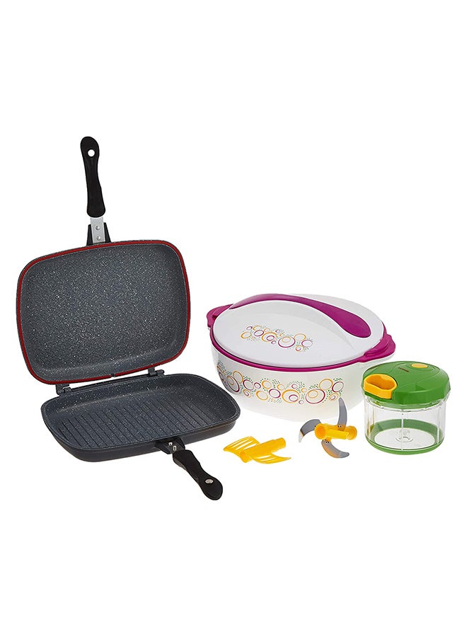 Winsor - Double Frypan Wr6021 + Cassarole Wpr1405 + Veggie Cutter Wr6052 Assorted - Image 1