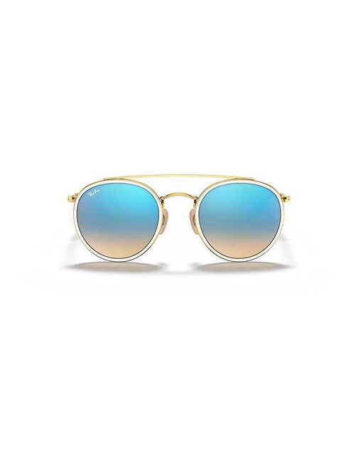 UV Protection Round Sunglasses - RB3647N - Lens Size: 51 mm - Gold