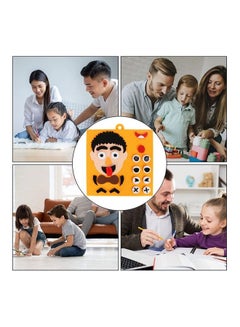 كيدل مجموعة أحجيات قطع تركيب قابلة للتعليق بتصميم رموز تعبيرية للآباء والأطفال ويمكنك تجميعها بنفسك من 4 قطع  - Image 5