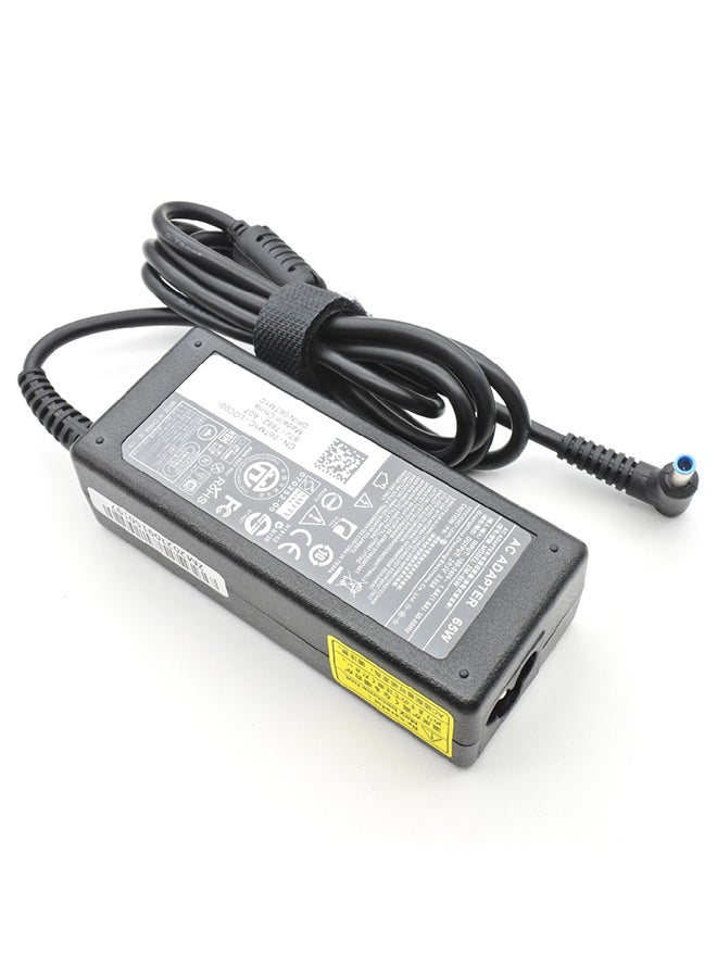 Hp AC Power Laptop Adapter Charger Black - Image 1
