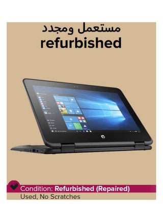 مستعمل ومُجدد - لابتوب كروم بوك طراز x360 11 G1 EE بشاشة لمس مقاس 11.6 ومعالج سيليرون N3350 بذاكرة رام 4 جيجابايت وفلاش درايف eMMC سعة 32 جيجابايت وبطاقة رسومات إنتل 500 بدقة عالية الوضوح ونظام تشغيل كروم اللغة الإنجليزية رمادي - v1658163651/N53336406A_1