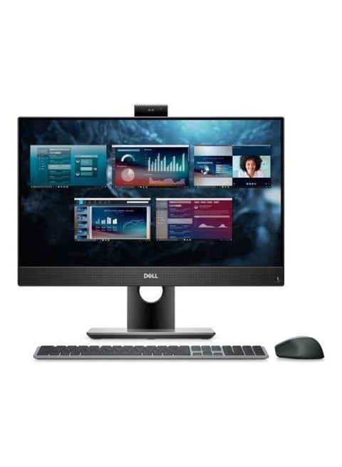 OptiPlex 7490 AIO With 23.8-Inch FHD Touch Screen Display, Core i7 Processor/8GB RAM/1TB HDD/Windows/Integrated Graphics English/Arabic Silver