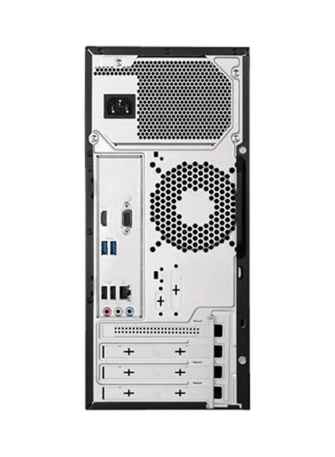 ASUS - ExpertCenter D3 Tower D300TA Desktop PC, Core i3 Processor/4GB RAM/1TB+128GB SSD/DOS/Iris Xe Graphics Black - Image 1