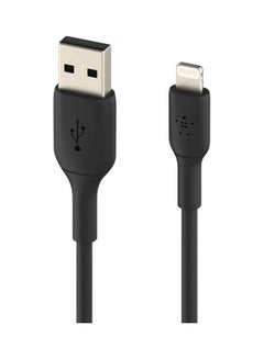 Braided iPhone Charging Cable, USB A To Lightning Cable (Boost Charge To USB For iPhone, iPad, Airpods) MFI-Certified Apple Cable, (1M) Black - v1658199884/N53336437A_3