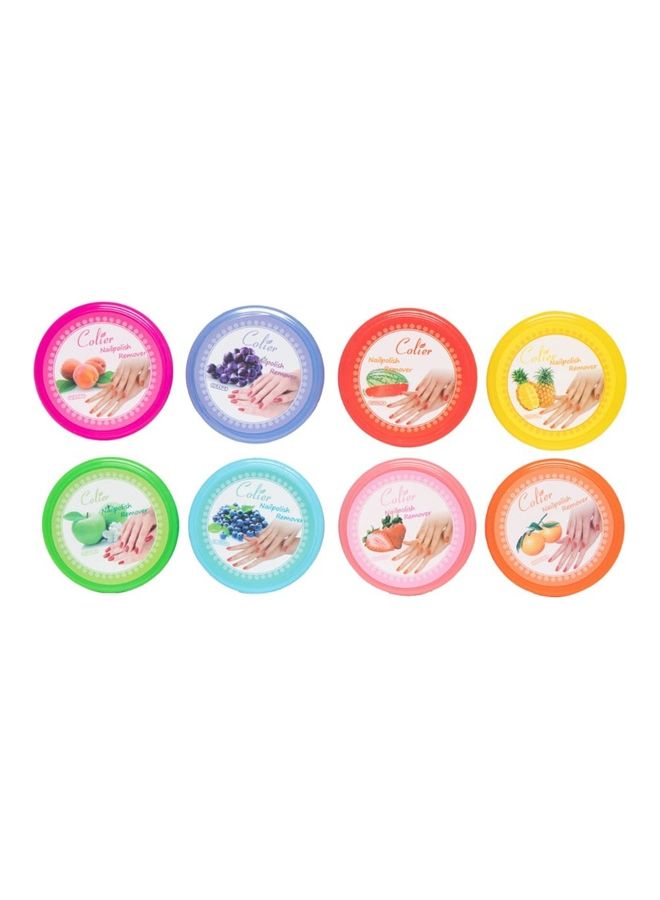 COLIER - 8-Piece Nail Polish Remover Multicolour - Image 1