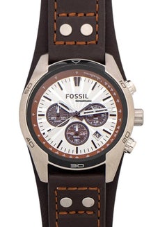 FOSSIL Men's Leather Analog Wrist Watch CH2565 - 44 mm - Brown  - Image 1