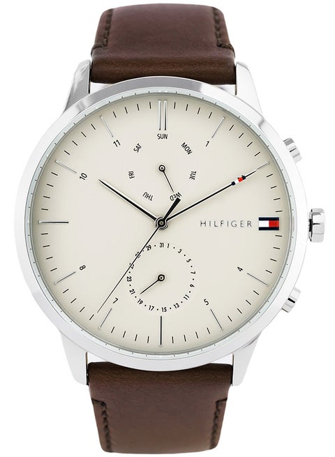 Men's Leather Chronograph Wrist Watch 1710404