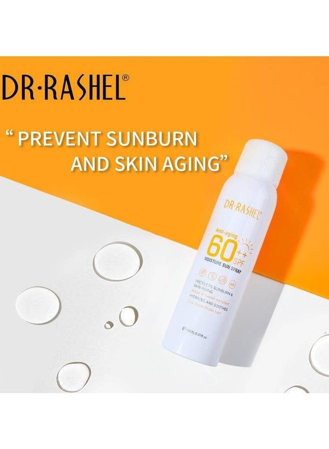 Anti-Aging And Moisture Sun Spray SPF 60 Clear 150ml - v1658289888/N53336574A_5