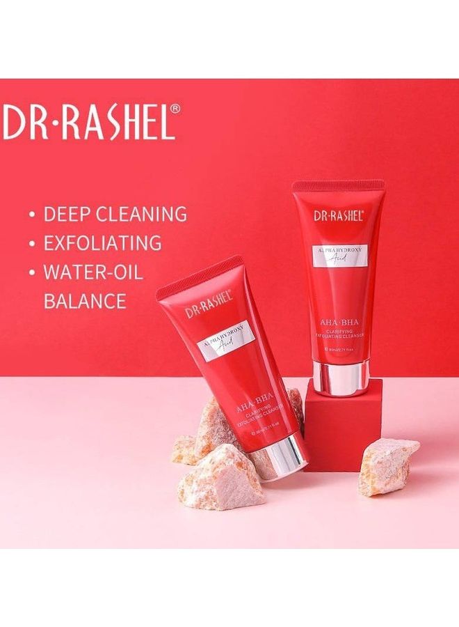 DR. RASHEL - Alpha Hydroxy Acid AHA-BHA Clarifying Exfoliating Cleanser Clear 80ml - Image 1