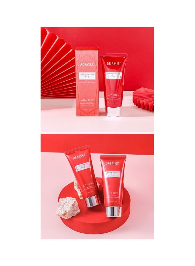 DR. RASHEL - Alpha Hydroxy Acid AHA-BHA Clarifying Exfoliating Cleanser Clear 80ml - Image 1