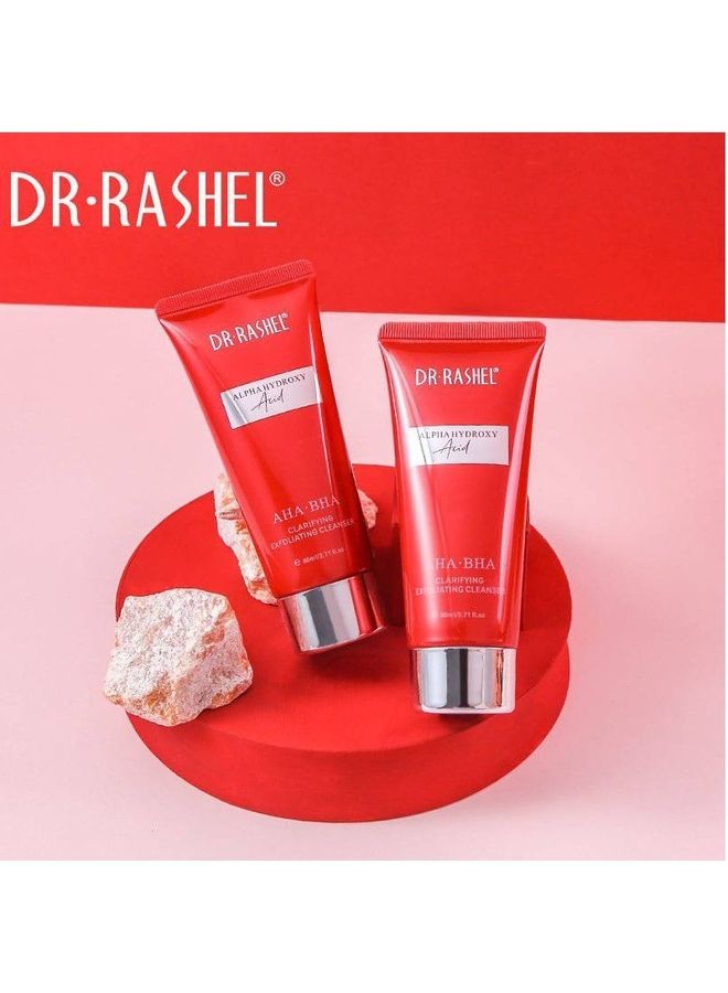 DR. RASHEL - Alpha Hydroxy Acid AHA-BHA Clarifying Exfoliating Cleanser Clear 80ml - Image 1