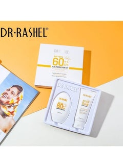 Pack Of 2 Hydrating And Anti-Aging Sun Protection Kit Clear 120grams