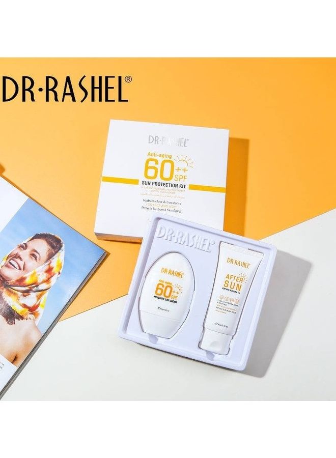 DR. RASHEL - Pack Of 2 Hydrating And Anti-Aging Sun Protection Kit Clear 120grams - Image 1