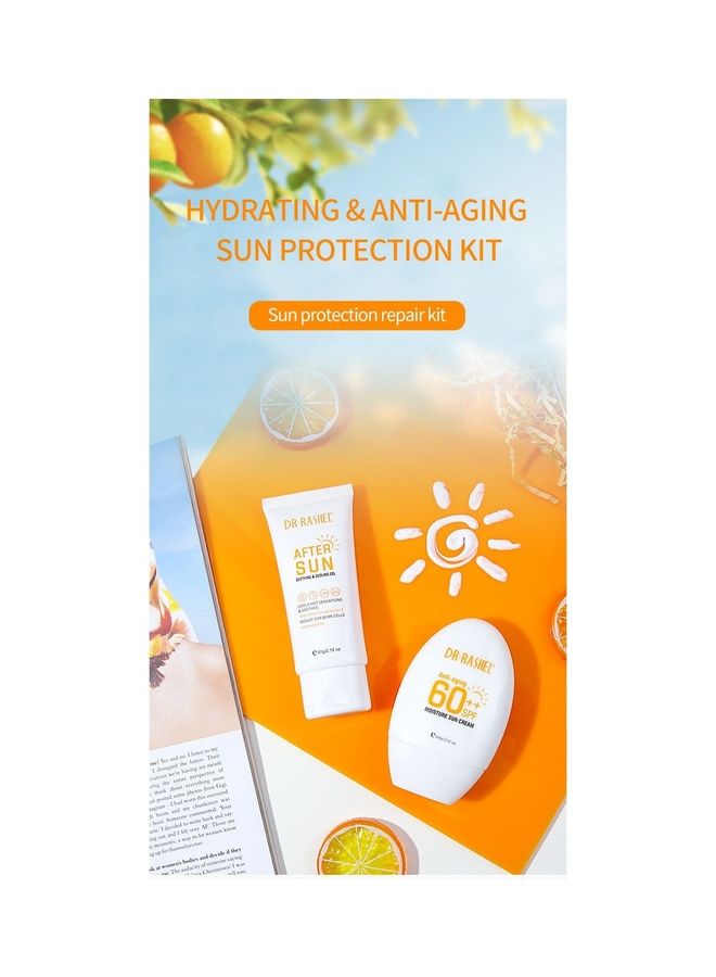 DR. RASHEL - Pack Of 2 Hydrating And Anti-Aging Sun Protection Kit Clear 120grams - Image 1