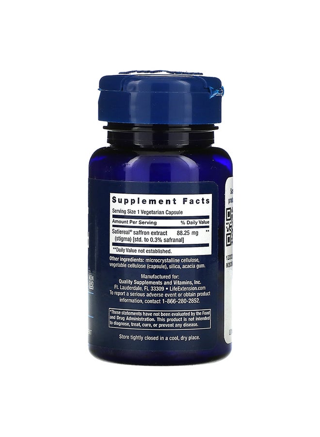 Life Extension - Optimized Saffron With Satiereal Dietary Supplement - Image 1