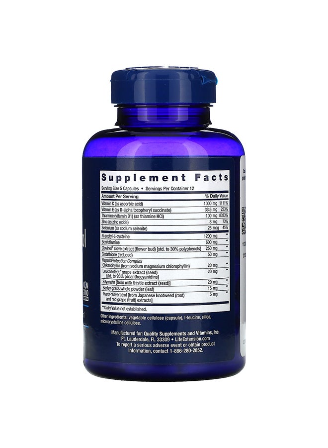 Life Extension Anti-Alcohol Complex 60 Capsules - Image 2