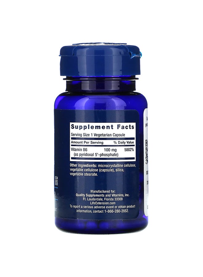 لايف إكستنشن عبوتين من كبسولات فوسفات البيريدوكسال - 60 كبسولة - Image 2