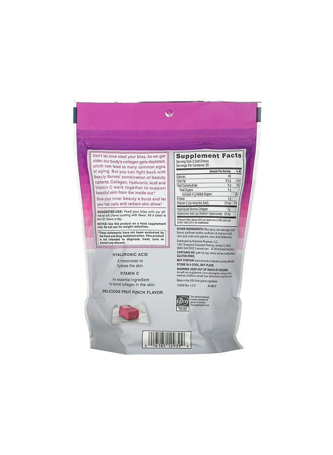 NEOCELL Beauty Bursts Collagen Supplement 2000mg - 60 Chew  - Image 2