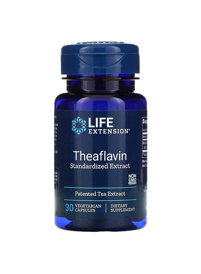 Life Extension Theaflavin Standardized Extract Dietary Supplement - 30 Tablets - Image 1