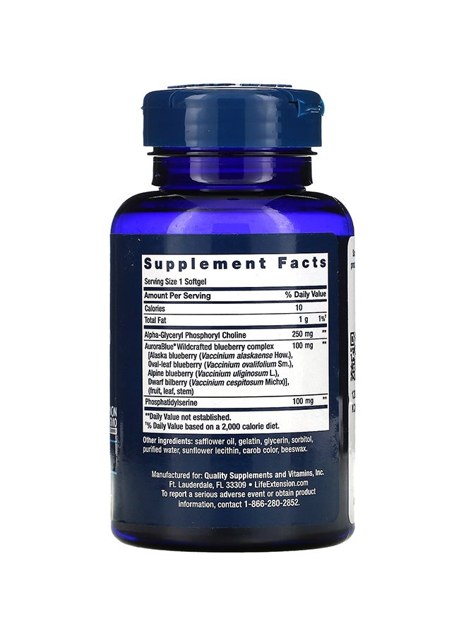 Life Extension Cognitex Basics Dietary Supplement - 30 Softgels - Image 2