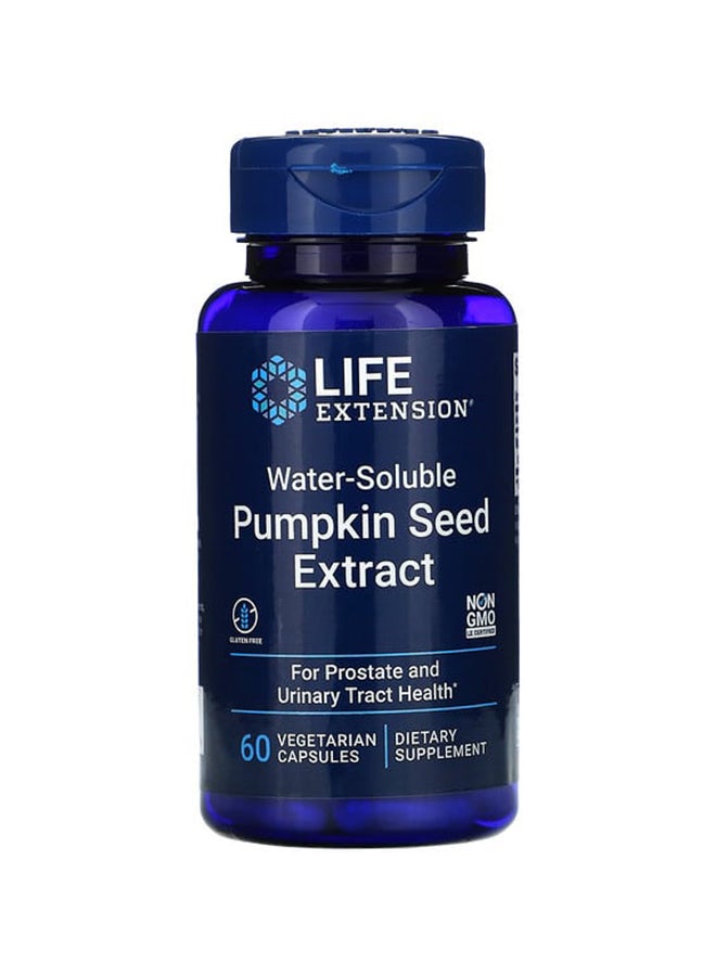 Life Extension Pack of 2 Pumpkin Seed Extract Dietary Supplement - 60 Capsules - Image 1
