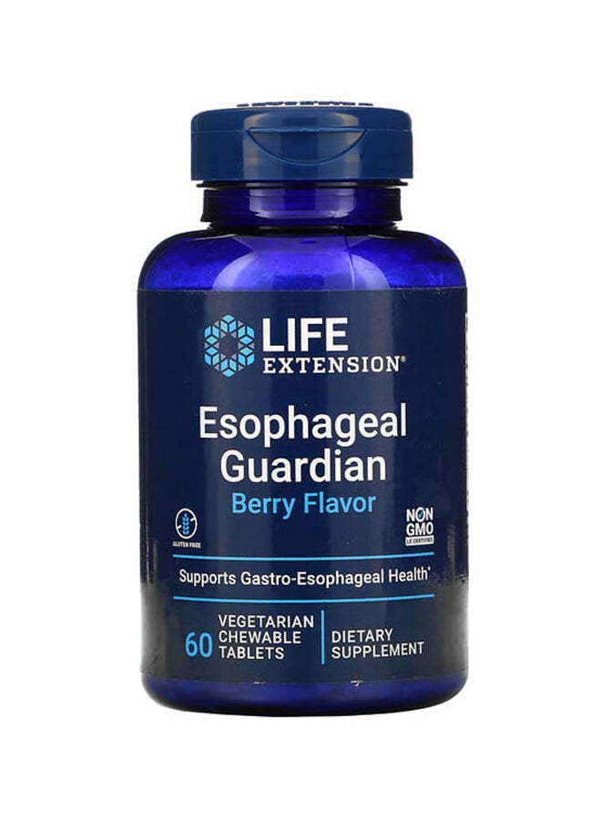 Life Extension Esophageal Guardian Dietary Supplement - Berry - 60 Tablets - Image 1