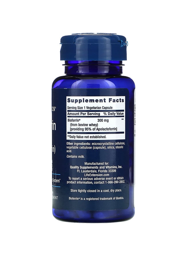 لايف إكستنشن مكمل غذائي لاكتورفيرين 300 مجم - 60 كبسولة - Image 2