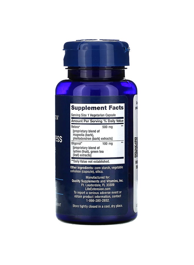 Life Extension Cortisol Stress Balance Dietary Supplement - 30 Capsules - Image 2