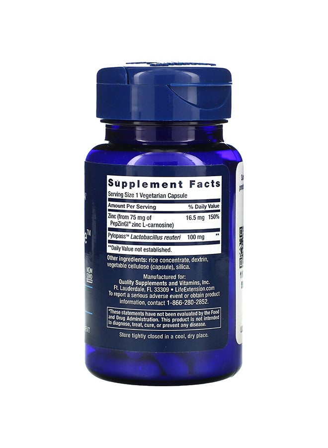 لايف إكستنشن مكمل غذائي جاسترو إيز - 60 كبسولة نباتية - Image 2