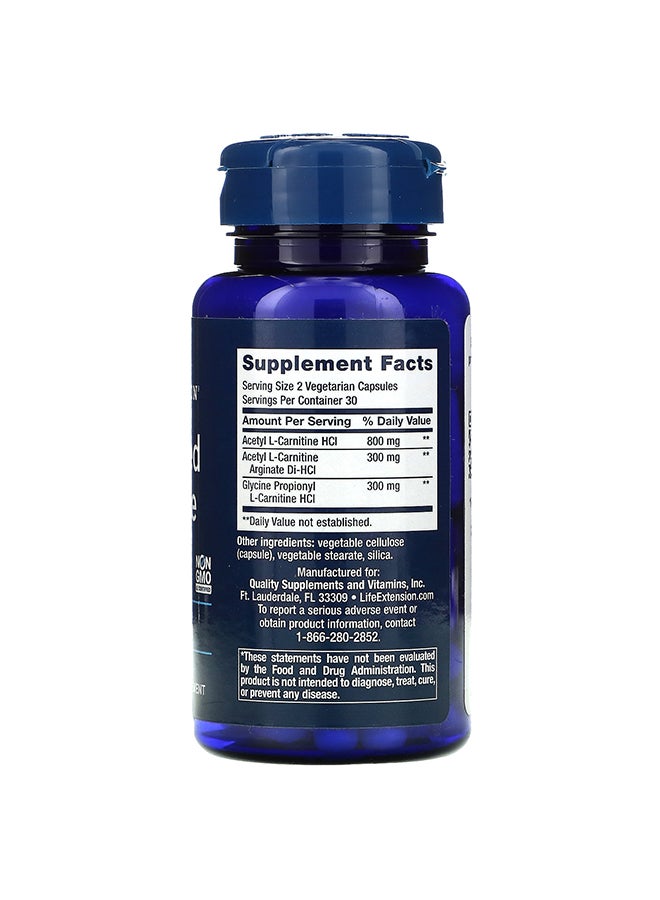 Life Extension Optimized Carnitine - 60 Vegetarian Capsules - Image 2