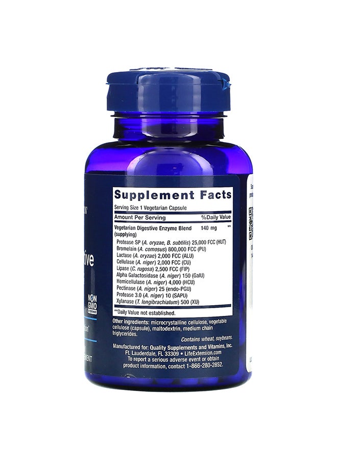 Life Extension - Enhanced Super Digestive Enzymes Dietary Supplement - 60 Capsules - Image 1