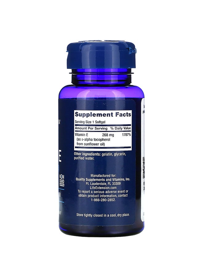لايف إكستنشن سوبر فيتامين E 400 وحدة دولية - 90 كبسولة هلامية 268 مجم - Image 2
