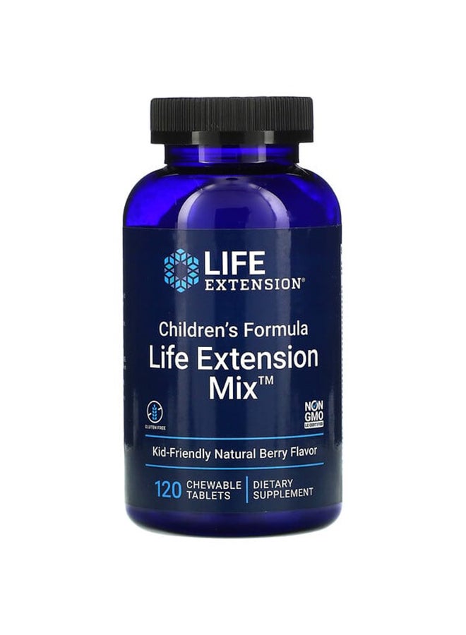 Life Extension Mix Dietary Supplement - 120 Chewable Tablets - Image 1