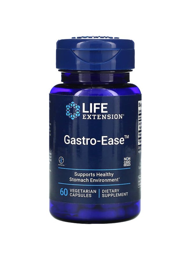 Life Extension Gastro-Ease Dietary Supplement - 60 Vegetarian Capsules - Image 1